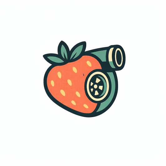 Holographic Boosted Turbo Sticker