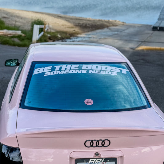 Be The Boost Banner 35”